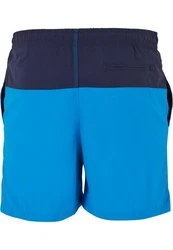 Urban Classics Block Swim Shorts Dunkelblau/Blau/Hellblau