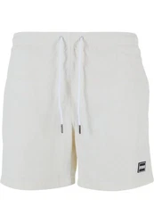 Urban Classics Block Swim Shorts Weiß/Grau/Creme/Khaki