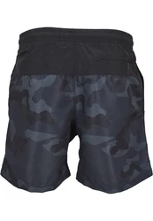 Urban Classics Block Swim Shorts Dunkelgrün/Grau/Blau/Dunkelblau