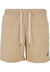 Urban Classics Block Swim Shorts Khaki/Beige/Braun