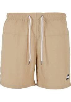 Urban Classics Block Swim Shorts Khaki/Beige/Braun