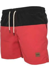 Urban Classics Block Swim Shorts Rot