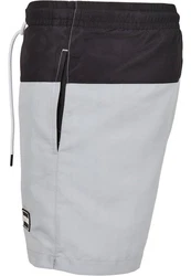 Urban Classics Block Swim Shorts Grau/Dunkelgrau/Hellgrau