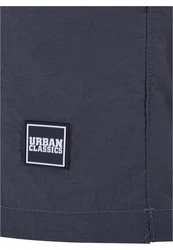 Urban Classics Block Swim Shorts Dunkelblau/Grau/Dunkelgrau