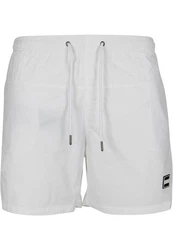 Urban Classics Block Swim Shorts Weiß/Grau/Creme