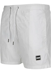 Urban Classics Block Swim Shorts Weiß/Grau/Creme