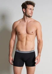 BALDESSARINI Lange Unterhose Long-Pants 3er Pack Schwarz/Braun