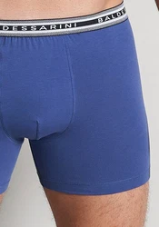BALDESSARINI Lange Unterhose Long-Pants 3er Pack blau