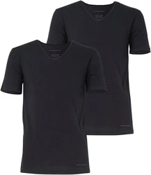 BALDESSARINI T-Shirt Unterhemd V-Ausschnitt (2er Pack) 