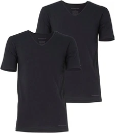 Unterhemd Shirt, 1/2, V-Ausschnitt (2er Pack) mit kurzem Arm