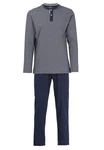 TOM TAILOR Pyjama Nebraska 2 tlg Dunkelblau/Grau