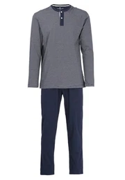 Pyjama Nebraska (2 tlg) mit cooler Kombi aus Oberteil und Unterteil