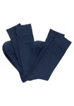 BOSS Businesssocken 2P RS Uni mit Logo-Schriftzug Dunkelblau/Blau