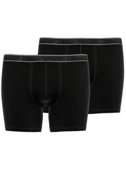 Lange Unterhose (2-St) mit angenehmen Materialmix