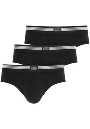 Slip Cotton Stretch (3er Pack) figurbetonte Passform, mittlere Bundhhe