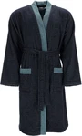 Esprit Herrenbademantel Double Stripe Dunkelblau/Hellblau/Grau/Blau