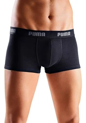 PUMA Hipster mit Logoschriftzug auf breitem Bund Lila/Schwarz/Rosa