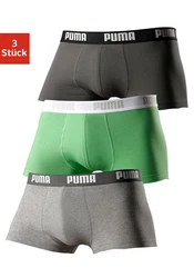 PUMA Hipster mit Logoschriftzug auf breitem Bund Lila/Grün/Dunkelgrün/Rosa/Dunkelgrau