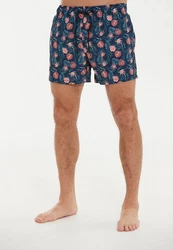 CRUZ Badehose Obi Van Rot/Rosa/Mintgrün