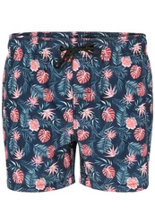 CRUZ Badehose Obi Van Rot/Rosa/Mintgrün