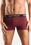 Buffalo Boxershorts für Herren bordeaux/grau/petrol/khaki