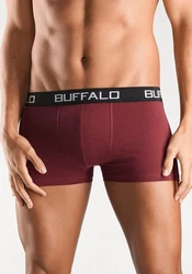 Buffalo Boxershorts für Herren bordeaux/grau/petrol/khaki