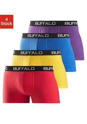 Buffalo Boxershorts für Herren rot/gelb/blau/lila