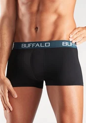 Buffalo Hipster Boxershorts schwarz