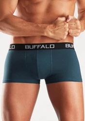 Buffalo Hipster Boxershorts Beige/Rot/Braun