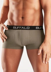 Buffalo Hipster Boxershorts Beige/Rot/Braun