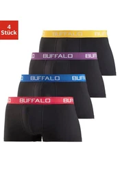 Buffalo Hipster Boxershorts Beige/Rot/Schwarz/Grau/Braun/Dunkelblau