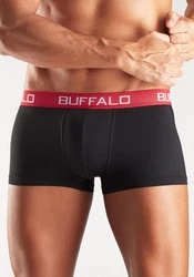 Buffalo Hipster Boxershorts Beige/Rot/Schwarz/Grau/Braun/Dunkelblau