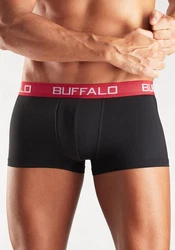 Buffalo Hipster Boxershorts Beige/Rot/Schwarz/Grau/Braun/Dunkelblau