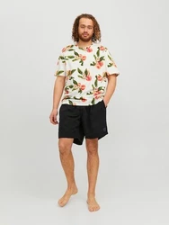 Jack & Jones Badehose JPSTFIJI JJSWIM SOLID SN Schwarz