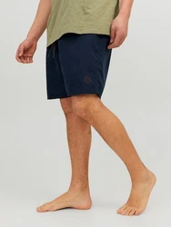 Jack & Jones Badehose JPSTFIJI JJSWIM SOLID SN Dunkelblau/Hellblau/Beige