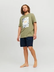 Jack & Jones Badehose JPSTFIJI JJSWIM SOLID SN Dunkelblau/Hellblau/Beige