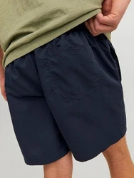 Jack & Jones Badehose JPSTFIJI JJSWIM SOLID SN Dunkelblau/Hellblau/Beige