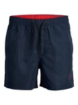 Jack & Jones Badehose JPSTFIJI JJSWIM SOLID SN Dunkelblau/Hellblau/Beige