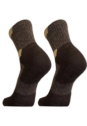 UphillSport Socken HETTA SUMMER 2er Pack Dunkelbraun/Braun/Khaki