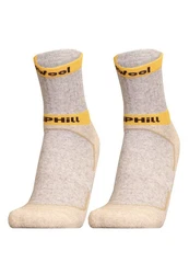 UphillSport Socken HETTA SUMMER 2er Pack Gelb/Weiß/Rot/Türkis/Grau/Orange/Gold
