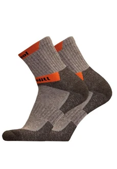 UphillSport Socken HETTA SUMMER 2er Pack Grau/Beige/Orange/Rot