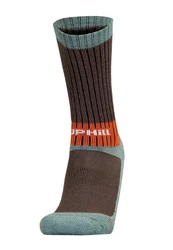 UphillSport Socken VAARU 4-Lagen-Struktur Mischfarben/Braun/Dunkelbraun/Orange/Khaki