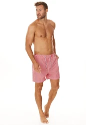 CRUZ Badeshorts Kenny Rot/Dunkelrot/Rosa