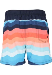 CRUZ Badehose Wassim Mischfarben/Orange/Hellblau/Weiß