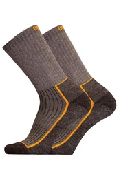UphillSport Socken SAANA 2er Pack Grau/Dunkelgrau/Dunkelbraun/Braun/Khaki