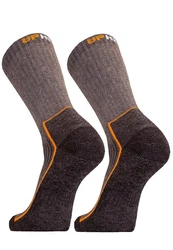 UphillSport Socken SAANA 2er Pack Grau/Dunkelgrau/Dunkelbraun/Braun/Khaki