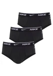 NIKE Underwear Slip BRIEF 3PK mit Logo-Elastikbund Dunkelblau/Schwarz/Grau/Blau