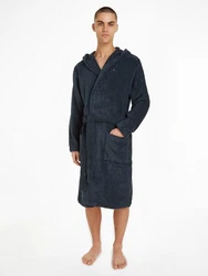 Tommy Hilfiger Underwear Bademantel Dunkelblau/Blau