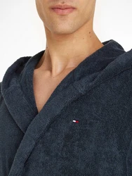 Tommy Hilfiger Underwear Bademantel Dunkelblau/Blau