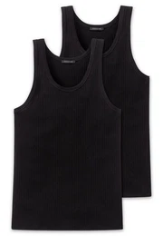 Unterhemd Authentic (2er-Pack) mit Nadelzug-Muster